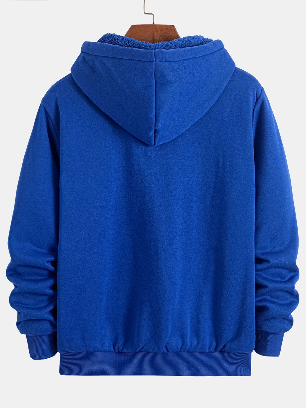 Sweat à capuche doublé en polaire teddy