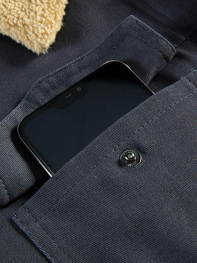Teddy Lined Chino Jacket