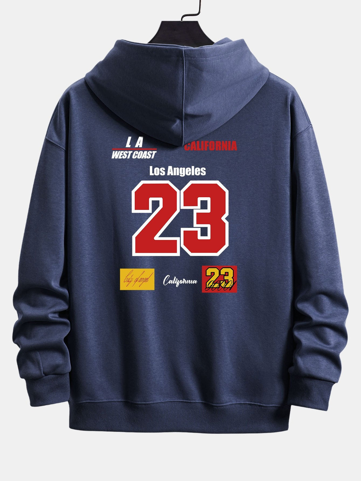 Sudadera con capucha y corte relajado número 23