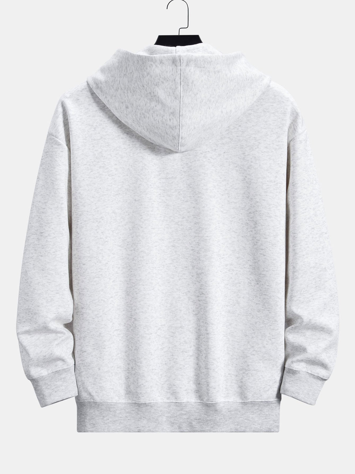 Sweat à capuche coupe décontractée basique