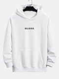 Sudadera con capucha Believer Print Relax Fit