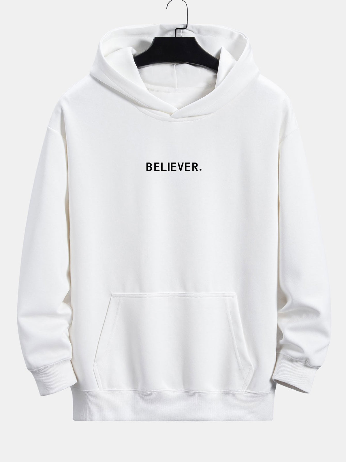 Sudadera con capucha Believer Print Relax Fit