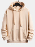 Sweat à capuche coupe décontractée basique