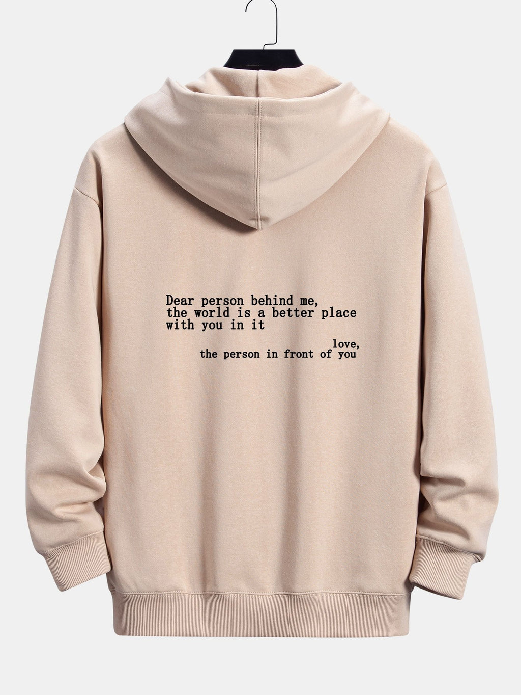 Sweat à capuche coupe décontractée avec motif imprimé