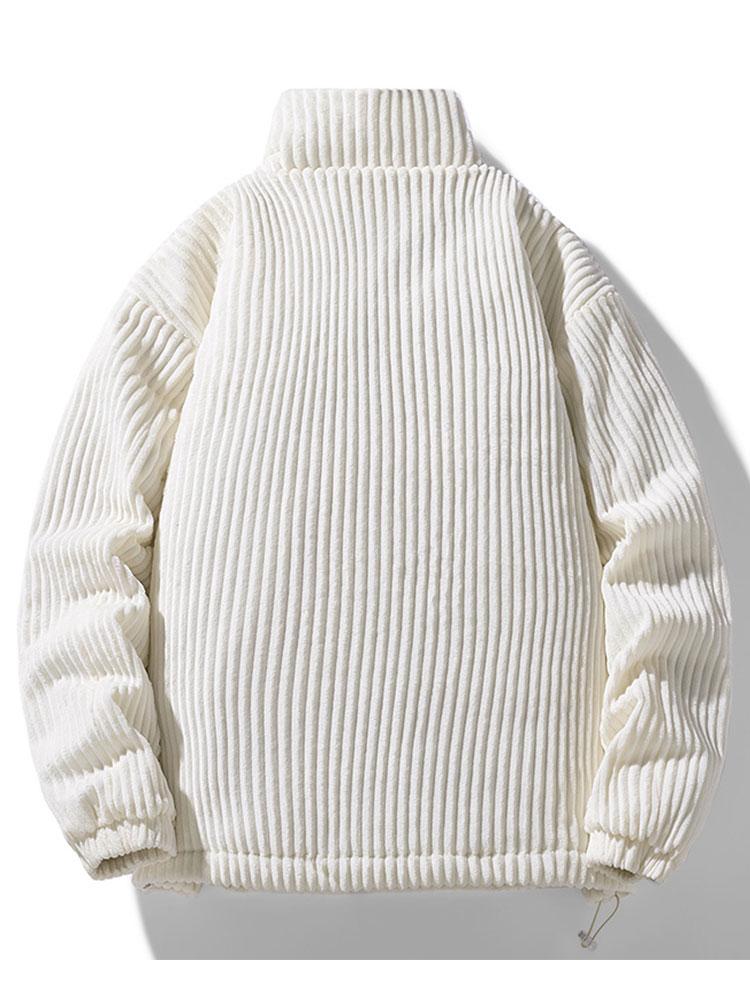 Quilted Lined Corduroy Coat