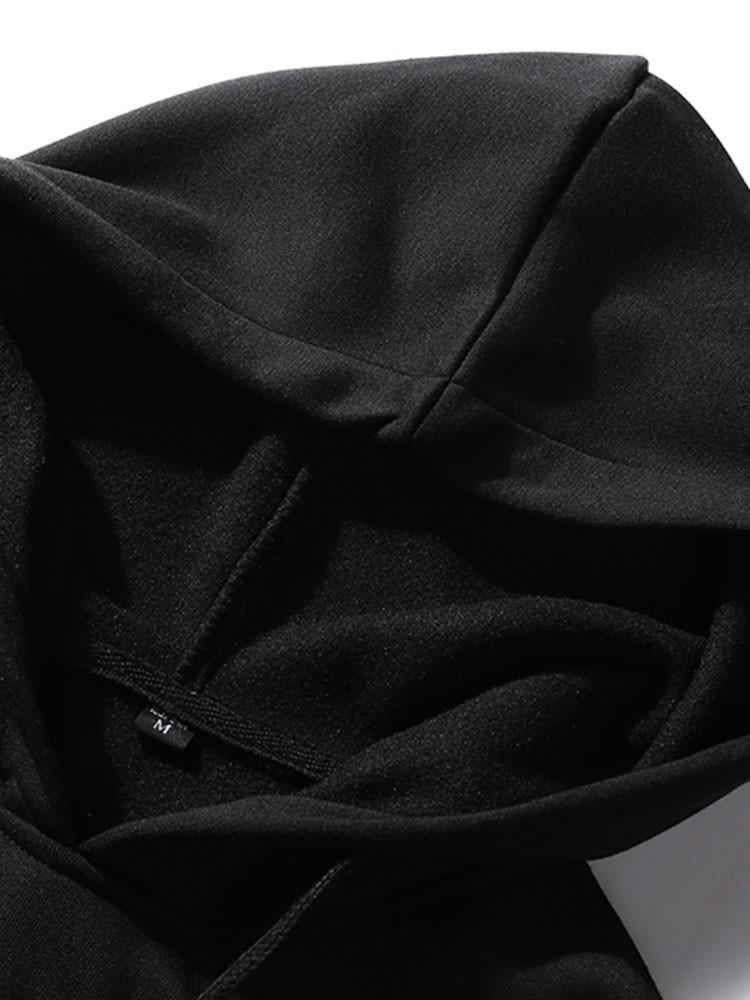 Mountain Slogan Print Hoodie