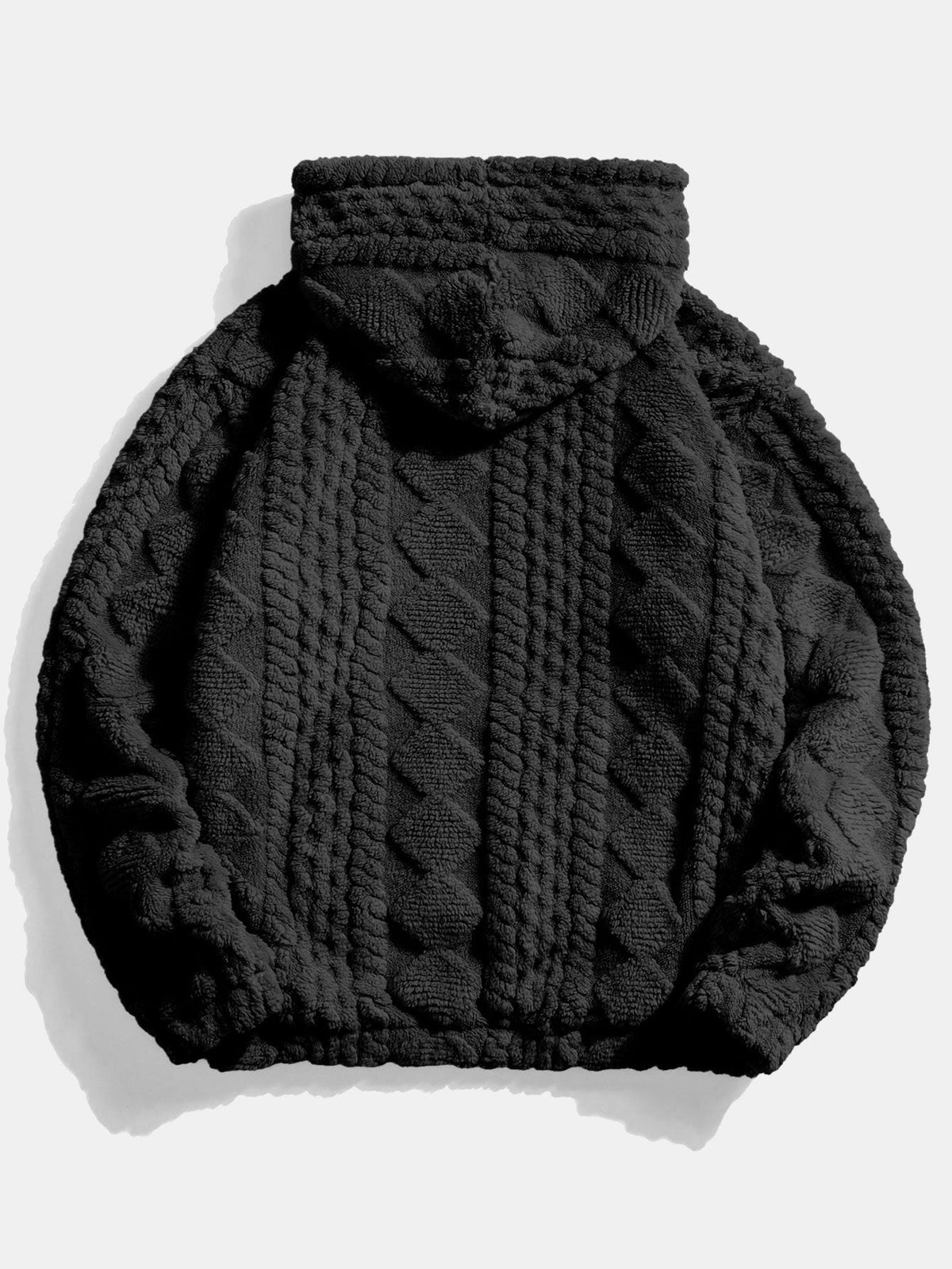 3 sweats à capuche en sherpa jacquard géométrique (lot de 3)