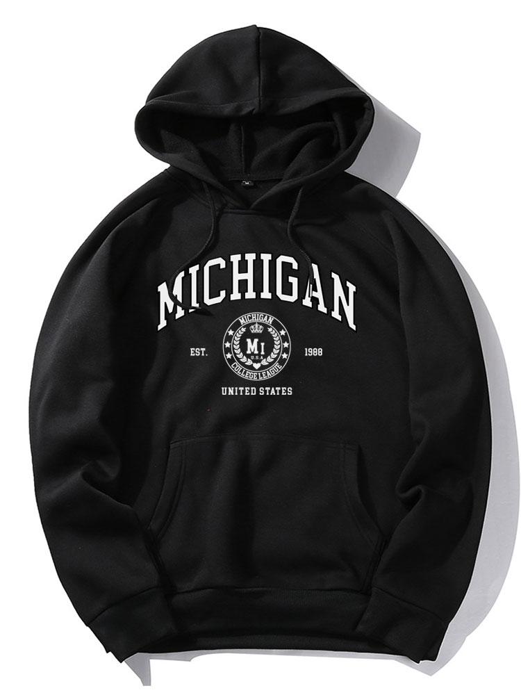 Sudadera con capucha Michigan Varsity