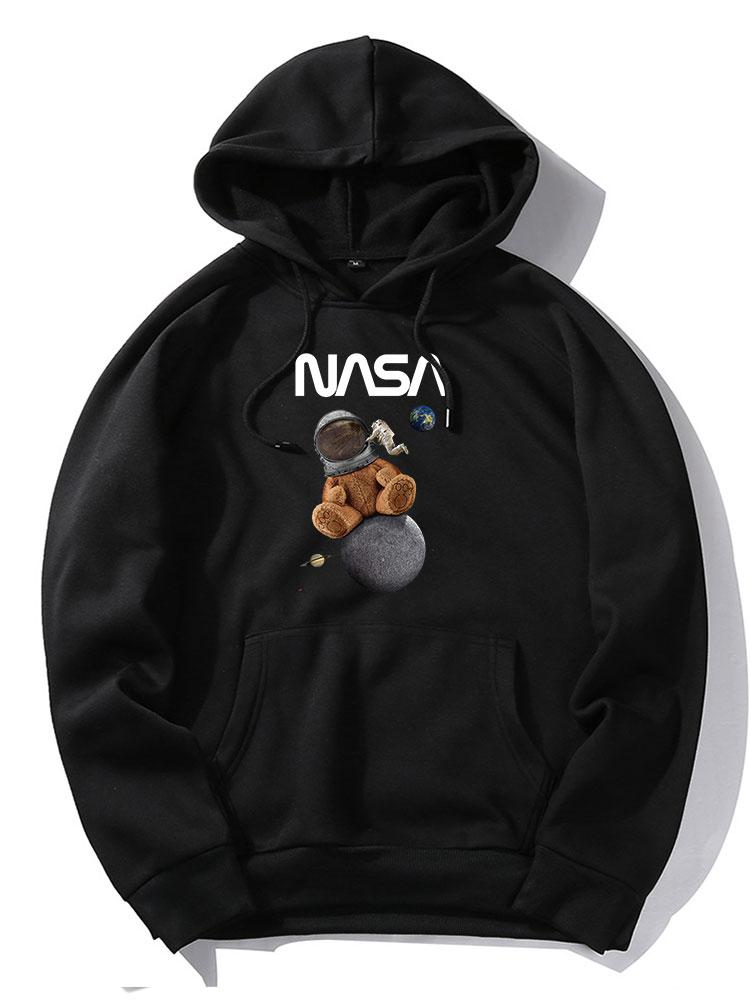 Sudadera con capucha de oso espacial de la NASA