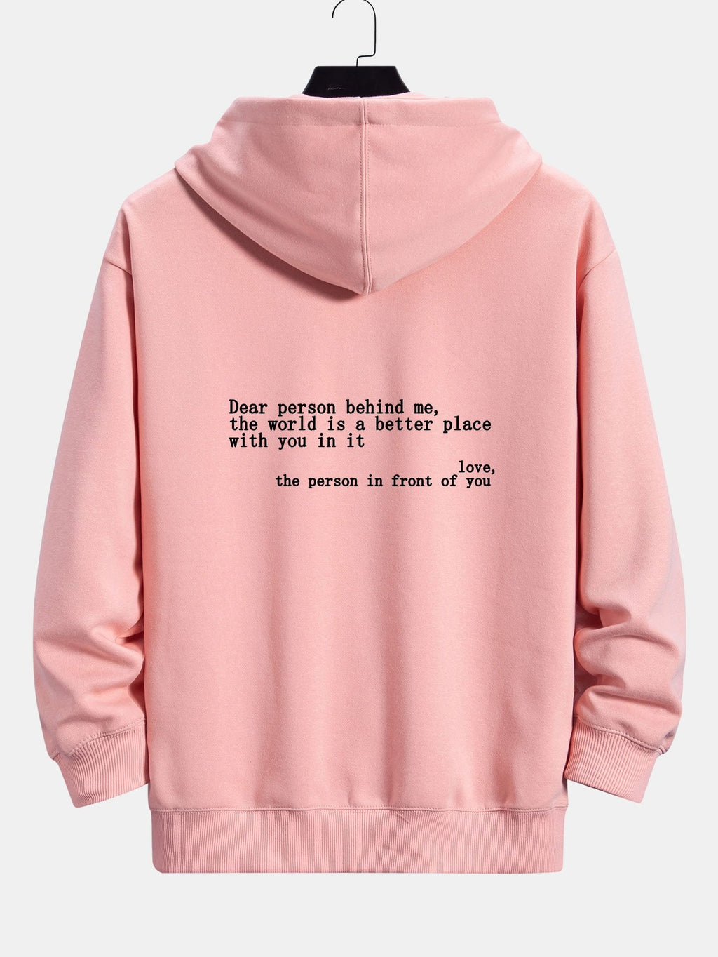 Sweat à capuche coupe décontractée avec motif imprimé
