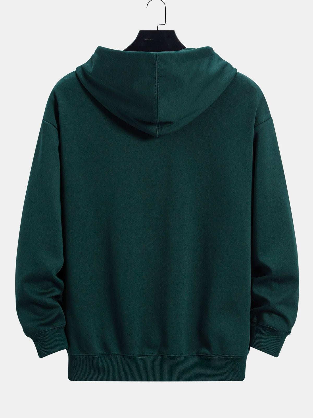Sweat à capuche coupe décontractée basique