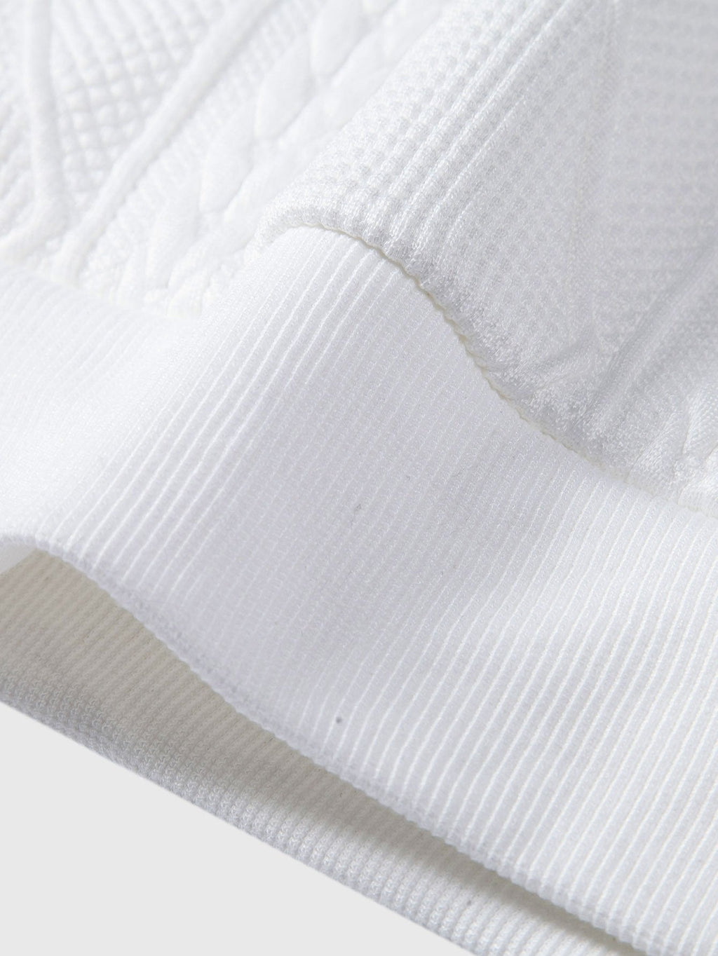 Sudadera con capucha de corte holgado y jacquard geométrico