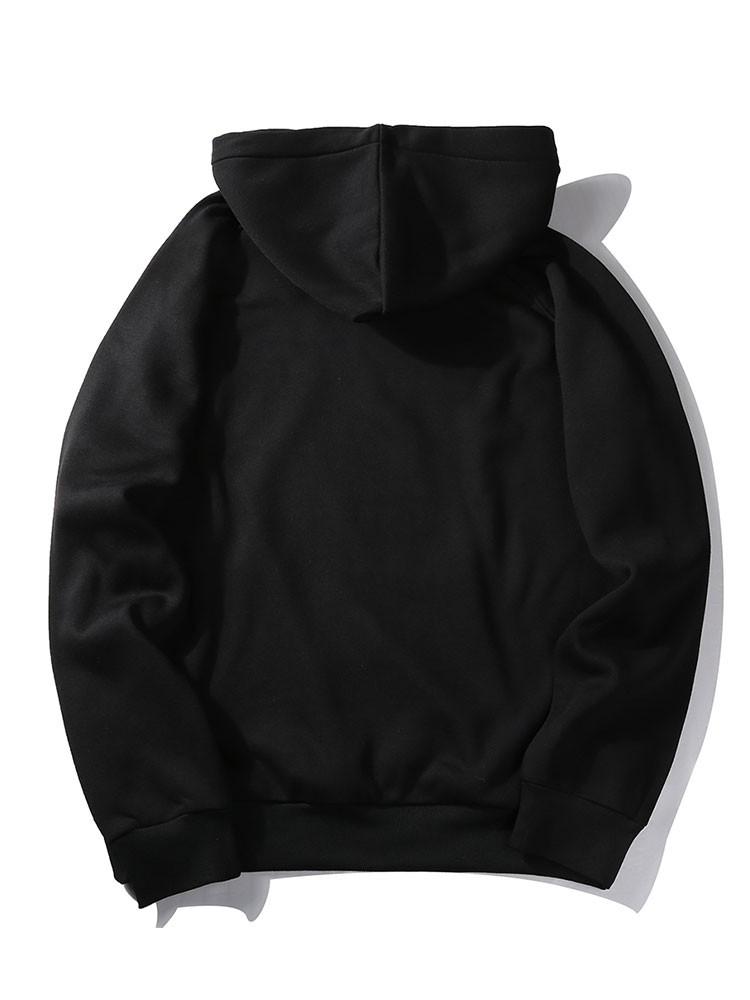 Sweat à capuche avec empreinte de main infrarouge