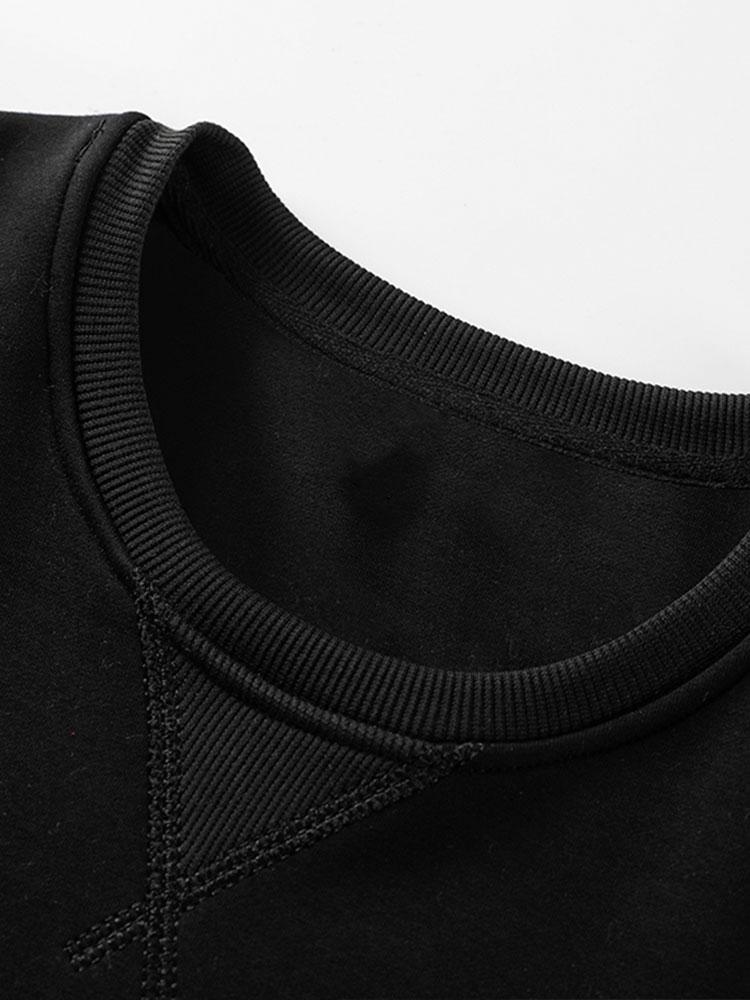 Color Block Crew Neck Sweatshirt