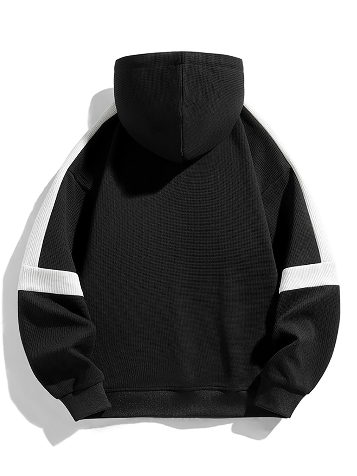 Color Block Waffle Hoodie