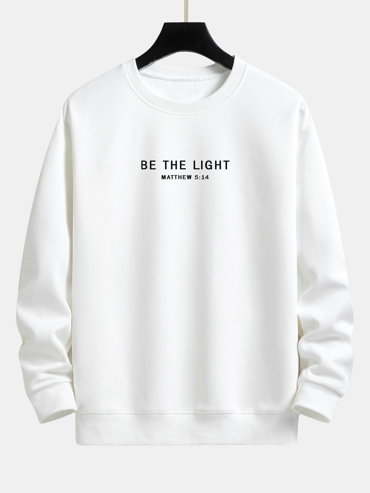Be The Light Print Relax Fit Sweatshirt