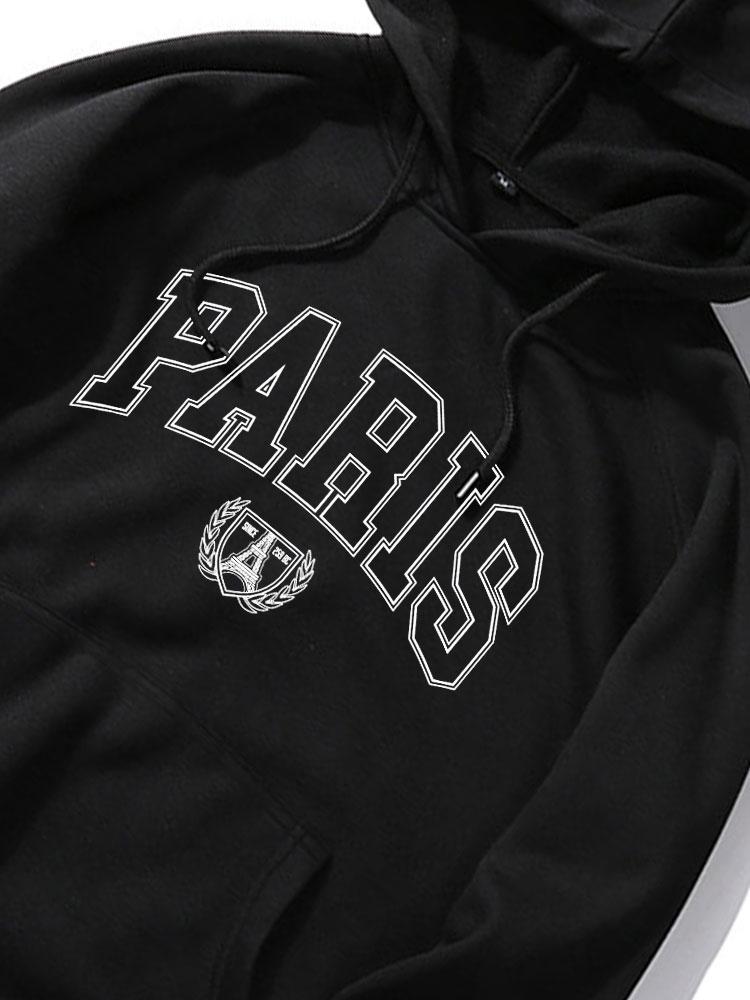 Sudadera con estampado de París