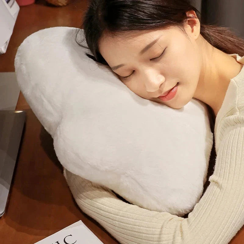 Ghost White Cloud Plush Pillow