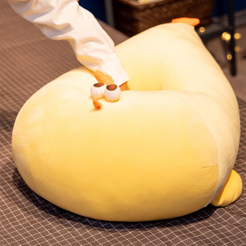 Jaba the Chonky Yellow Chicken Plushie