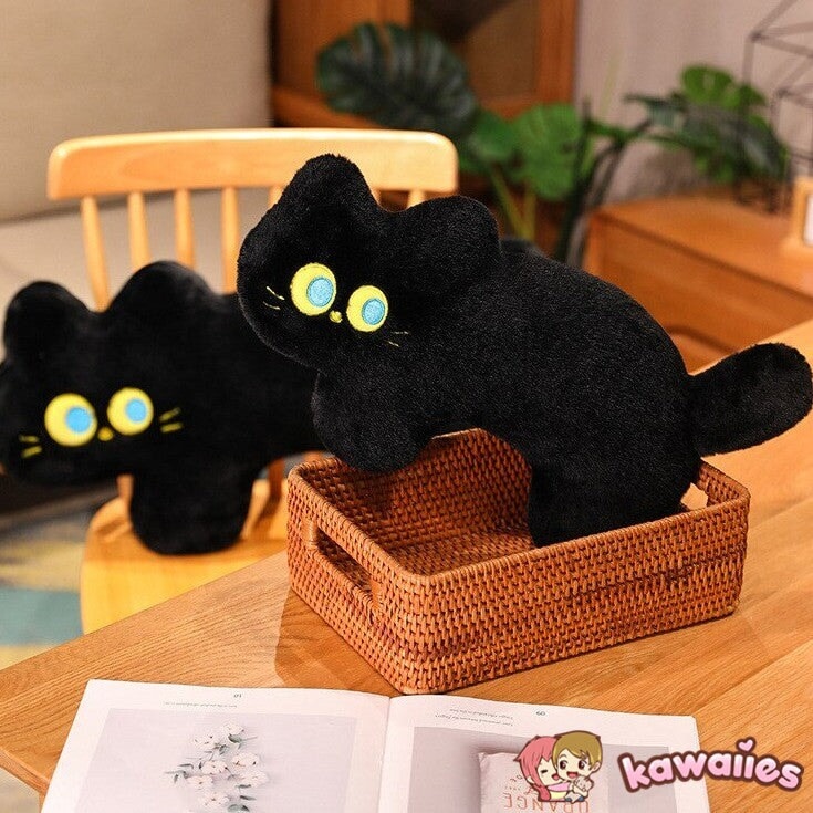 JoJo the Black Cat Plush Pillow