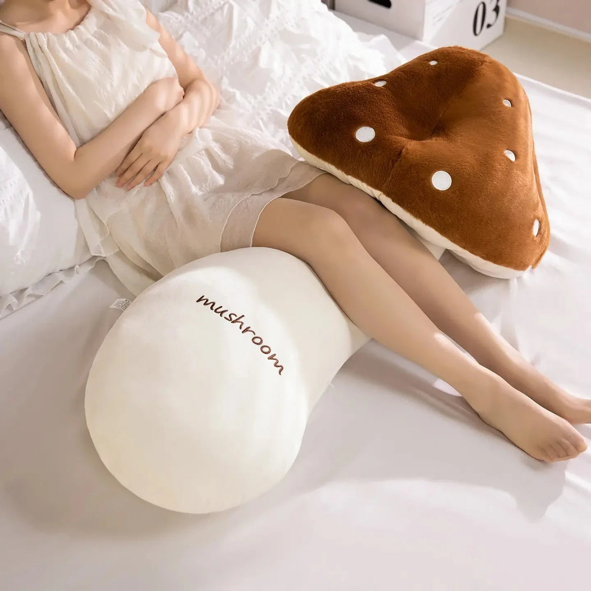 Mushie the Long Snuggly Kawaii Mushroom Plushies
