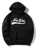 Sweats à capuche lettrage New York