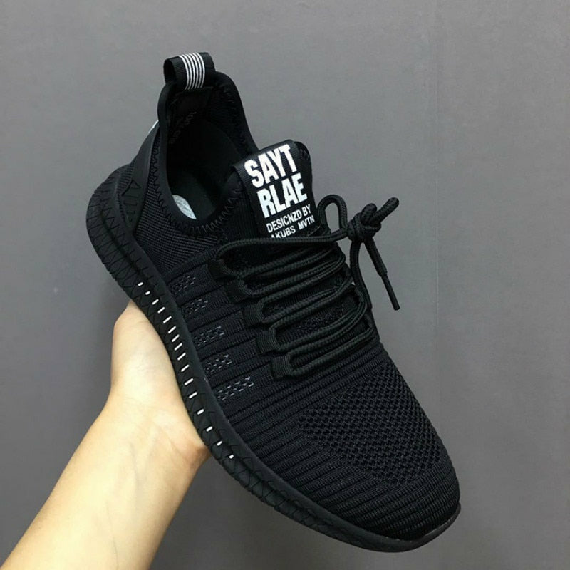 Fashion Men Sneakers Mesh Casual Lac-up Shoes Lightweight Vulcanize Shoes