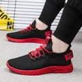 Fashion Men Sneakers Mesh Casual Lac-up Shoes Lightweight Vulcanize Shoes