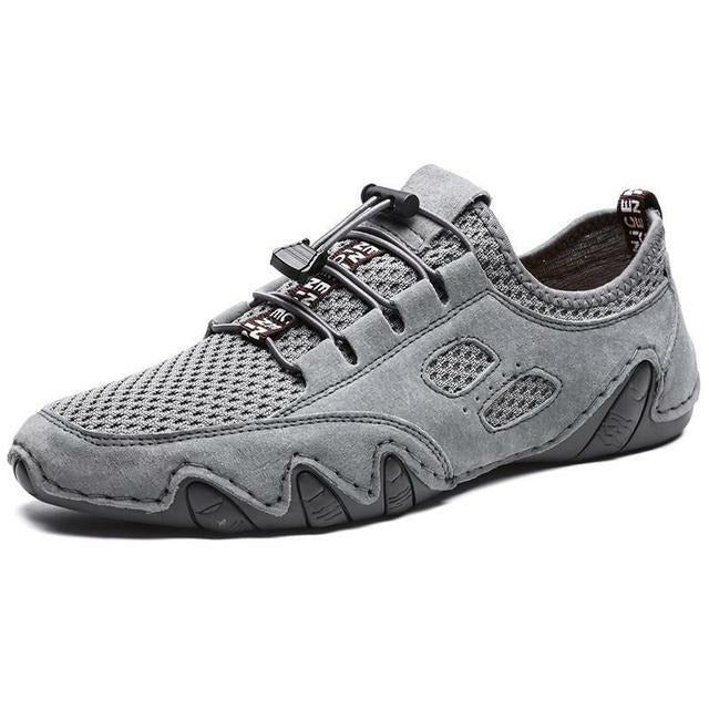 Men Fashion Leather Boots Casual Outdoor Light Ankle Shoes