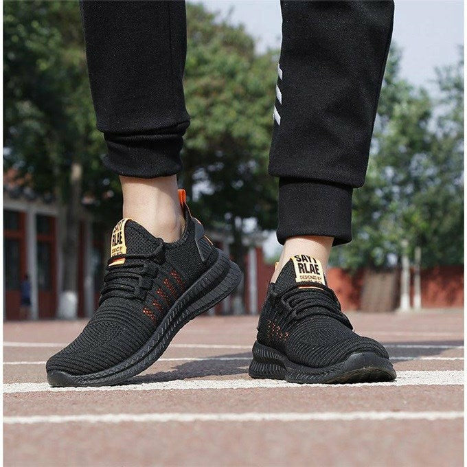Fashion Men Sneakers Mesh Casual Lac-up Shoes Lightweight Vulcanize Shoes