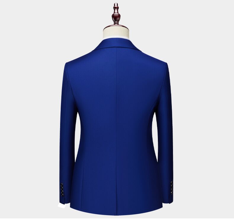 Sweetearing Casual Men's 3 piece Suit Notch Lapel Flat Tuxedos