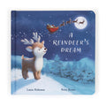 Livre Jellycat Le rêve d'un renne 21 cm