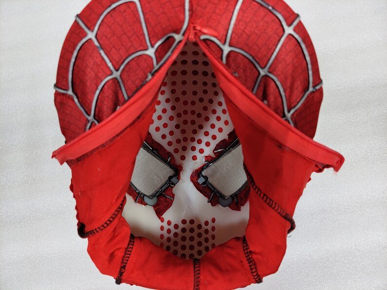 Spider-Man Mask With Faceshell 3D Webbing Wearable