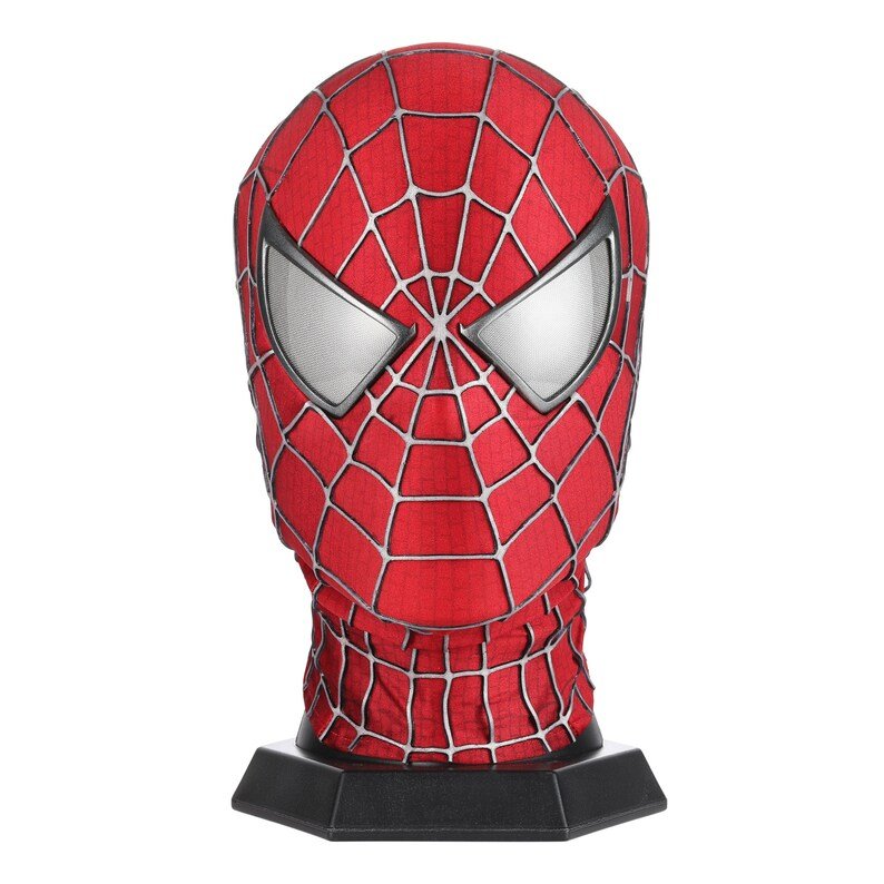 Spider-Man Mask With Faceshell 3D Webbing Wearable