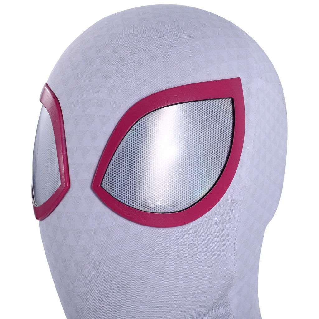 Spider-verse Gwen Spider-woman Mask With Faceshell Wearable