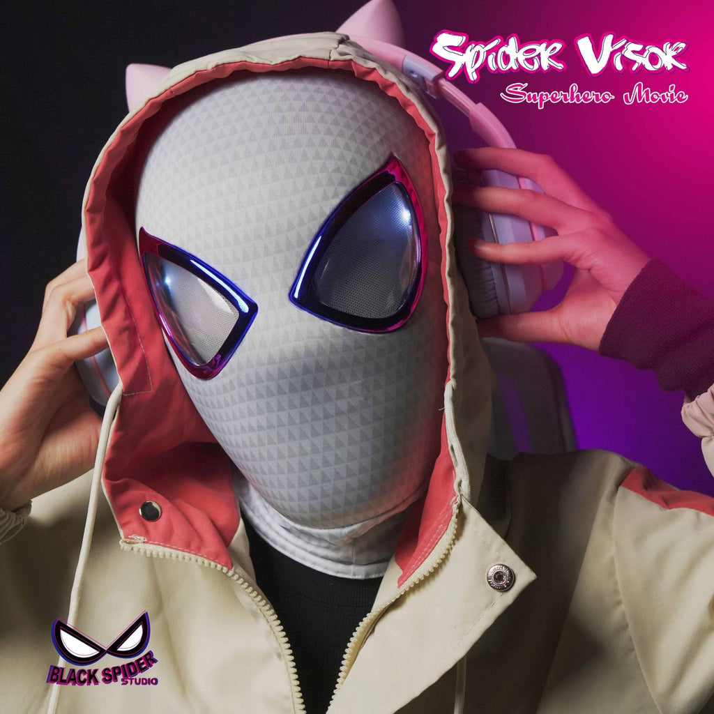 SpiderMan Gwen Mask With Moving Eyes