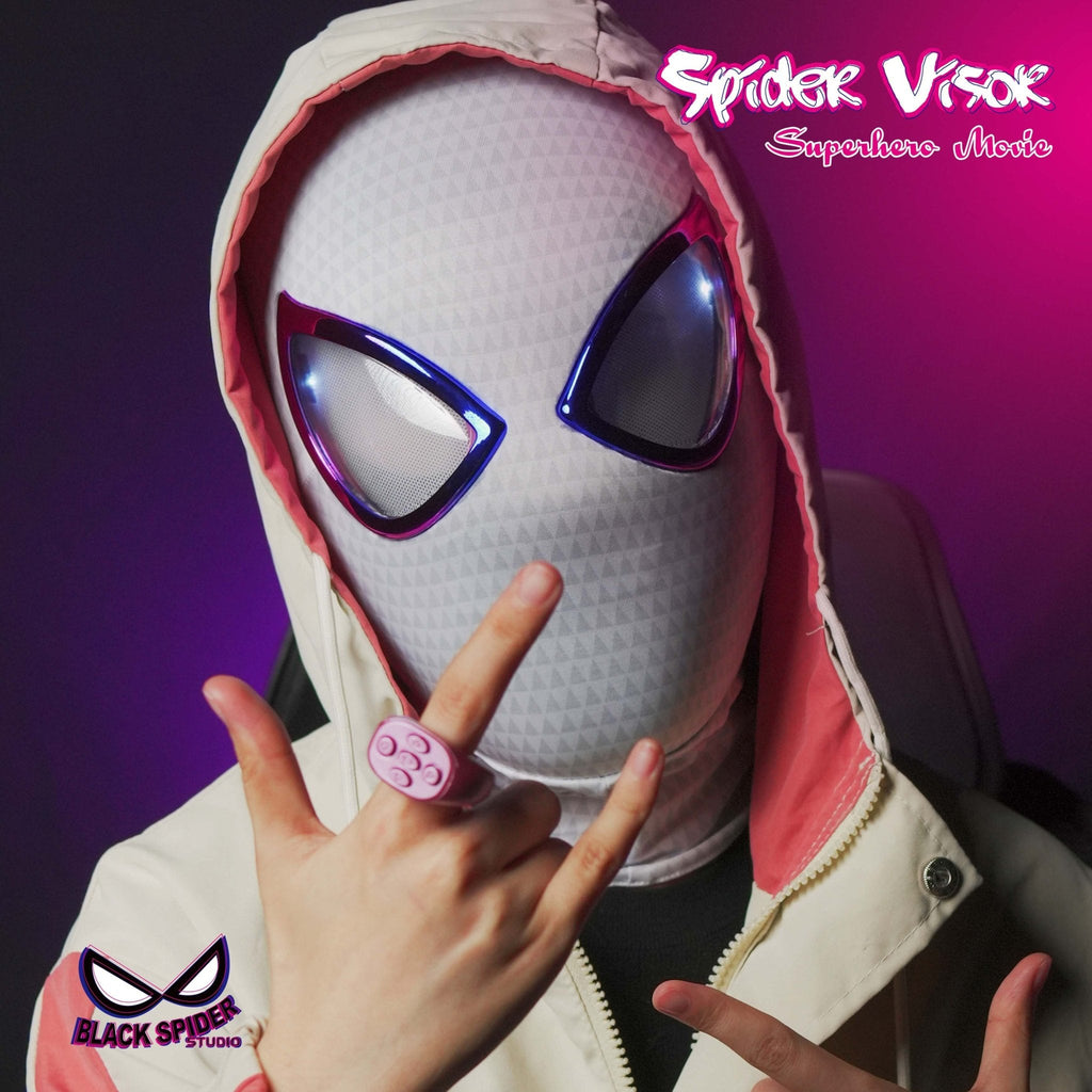 SpiderMan Gwen Mask With Moving Eyes