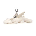 Breloque de sac Jellycat Dragon des neiges 12 cm