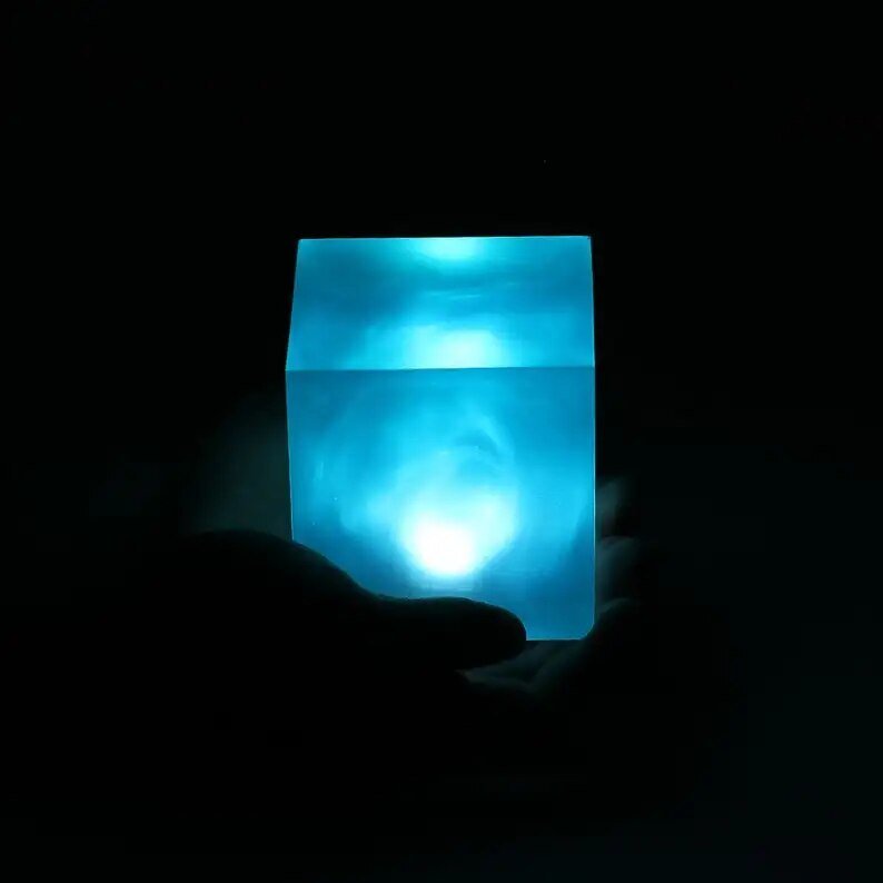 Tesseract Cube Infinity Stone Space Stone LED Light