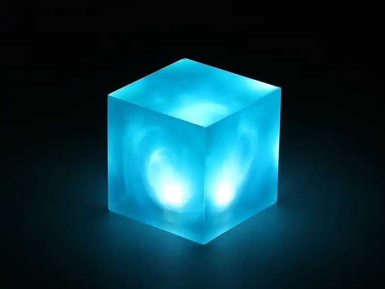 Tesseract Cube Infinity Stone Space Stone LED Light