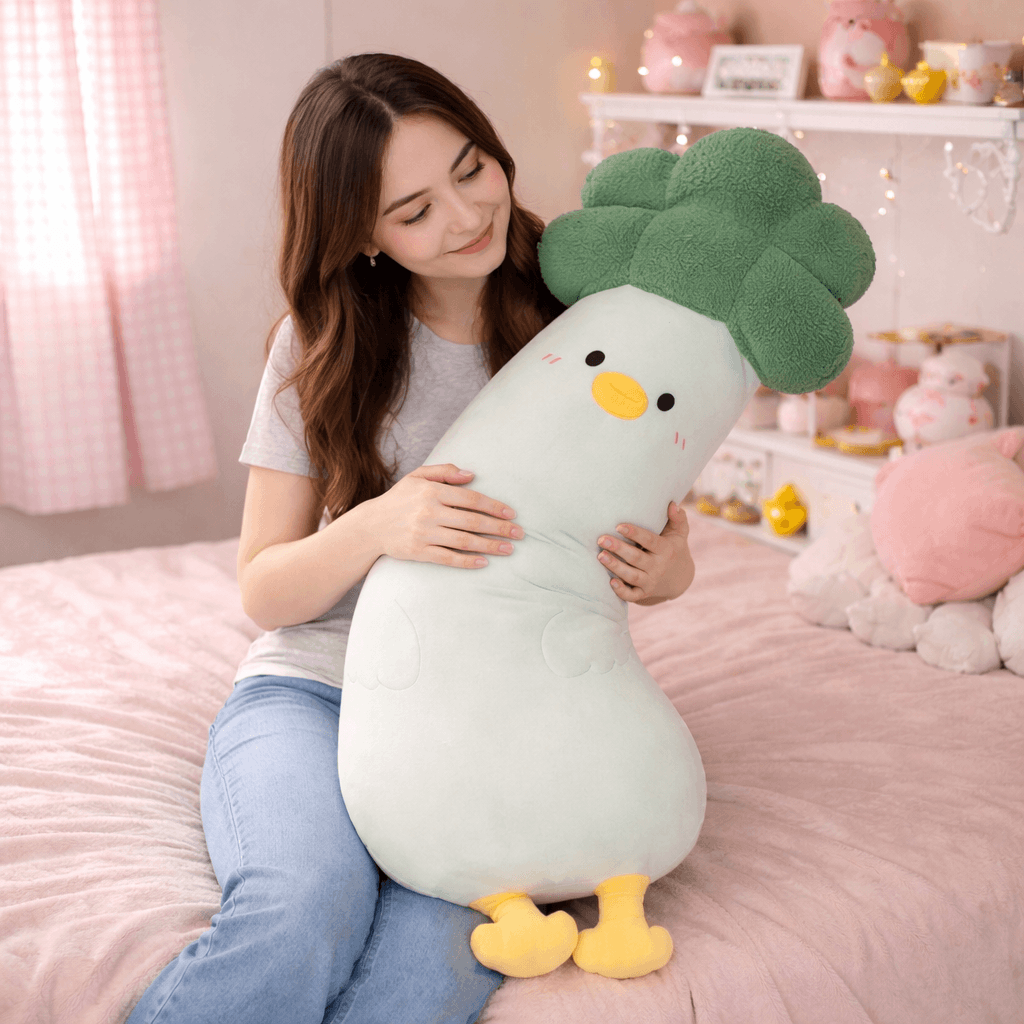 Long Vegetable Duck Family Plush Collection